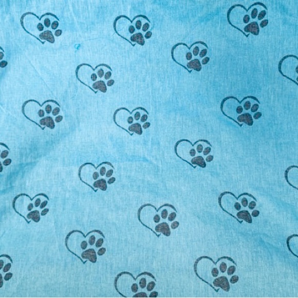 Dog blanket | Double sided cotton extra soft blanket for dogs, Blue/Grey - Picture 6 of 6